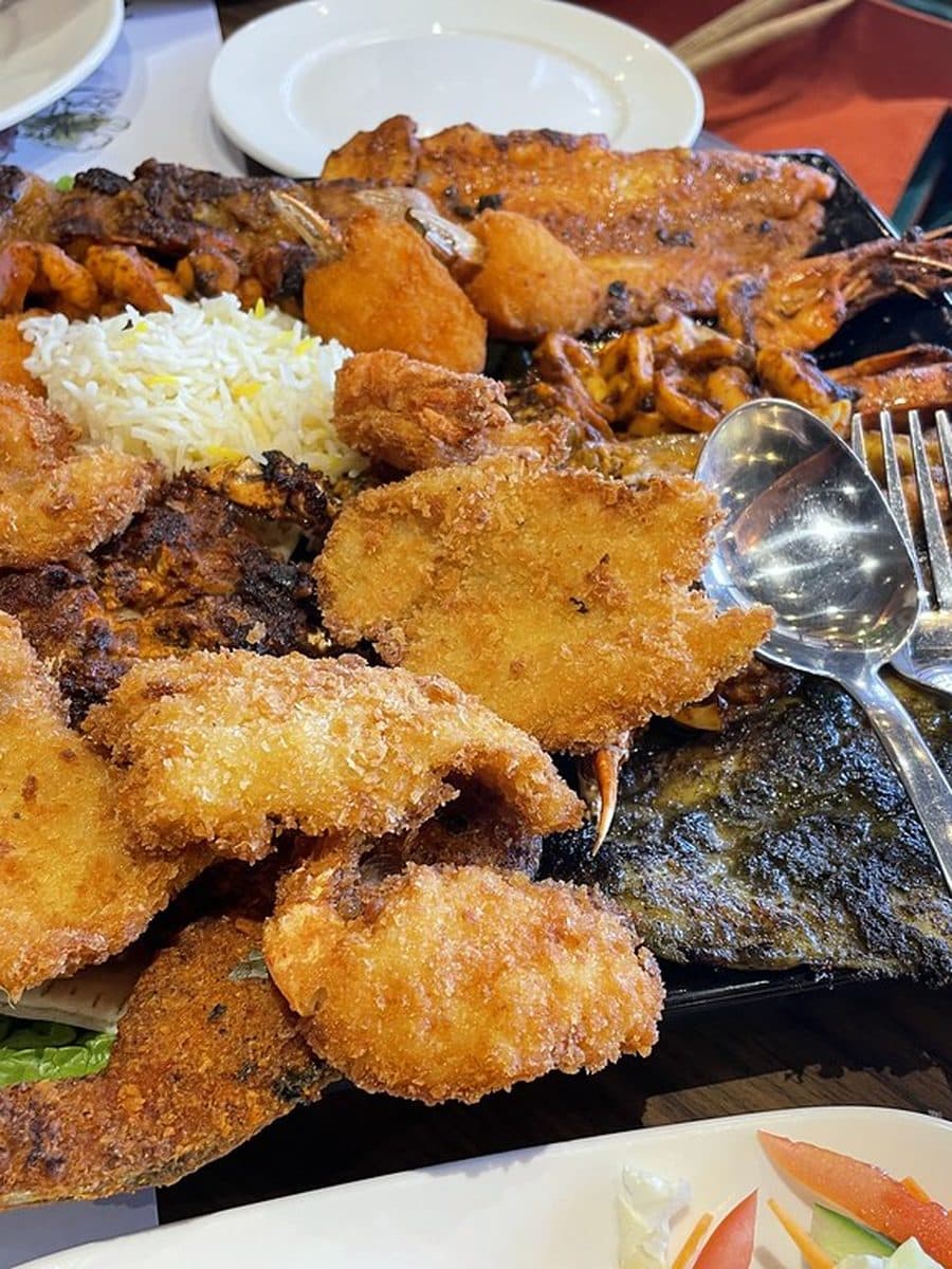 Mixed seafood platter